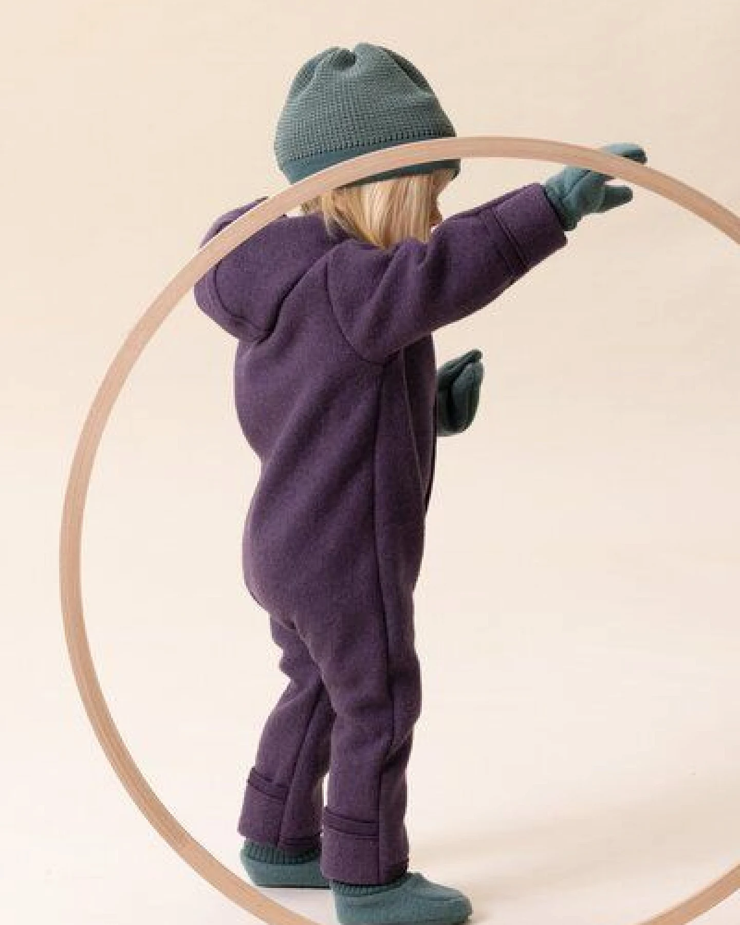 Disana Baby Walk Overall Schurwolle kbT-Merinowolle – Ansicht 4
