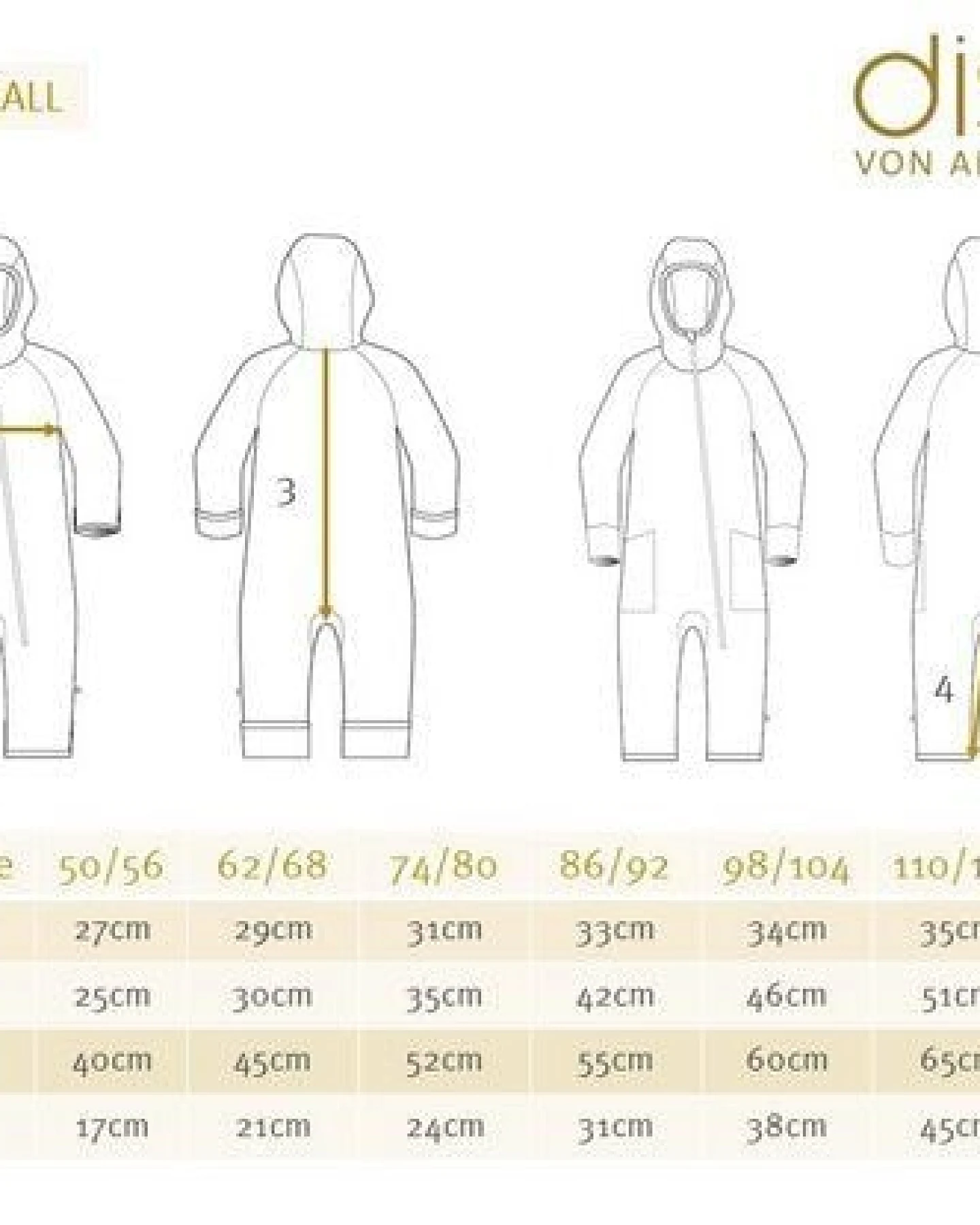 Disana Baby Walk Zipp Overall kbT-Merinowolle – Ansicht 4
