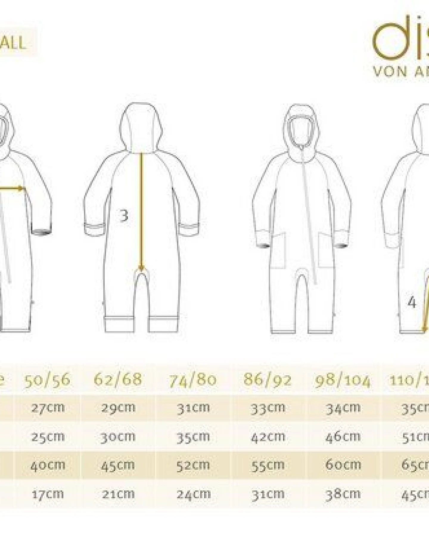 Disana Baby Walk Zipp Overall kbT-Merinowolle – Ansicht 4