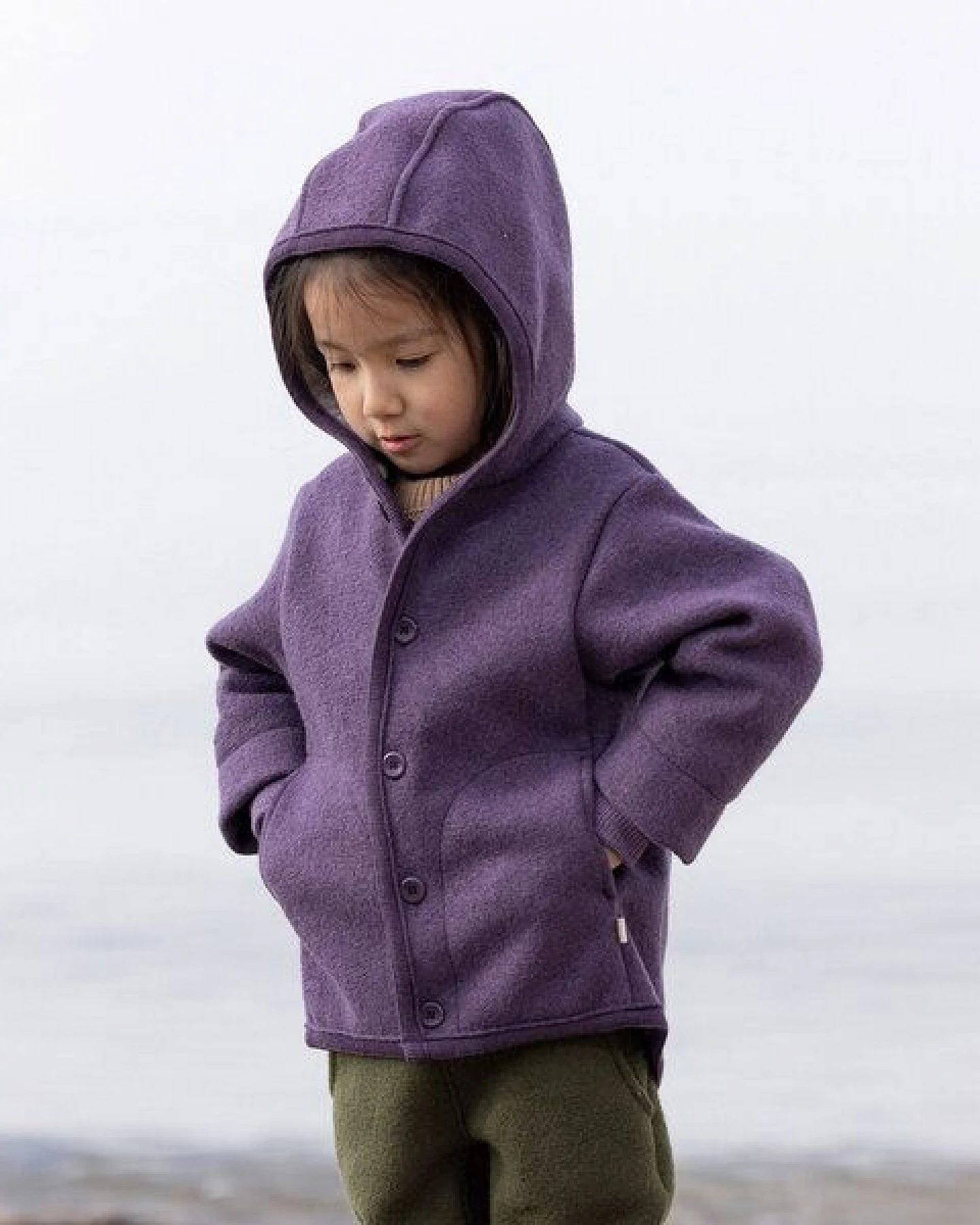 Disana Kleinkinder Walk-Jacke kbT-Merino Schurwolle – Ansicht 2