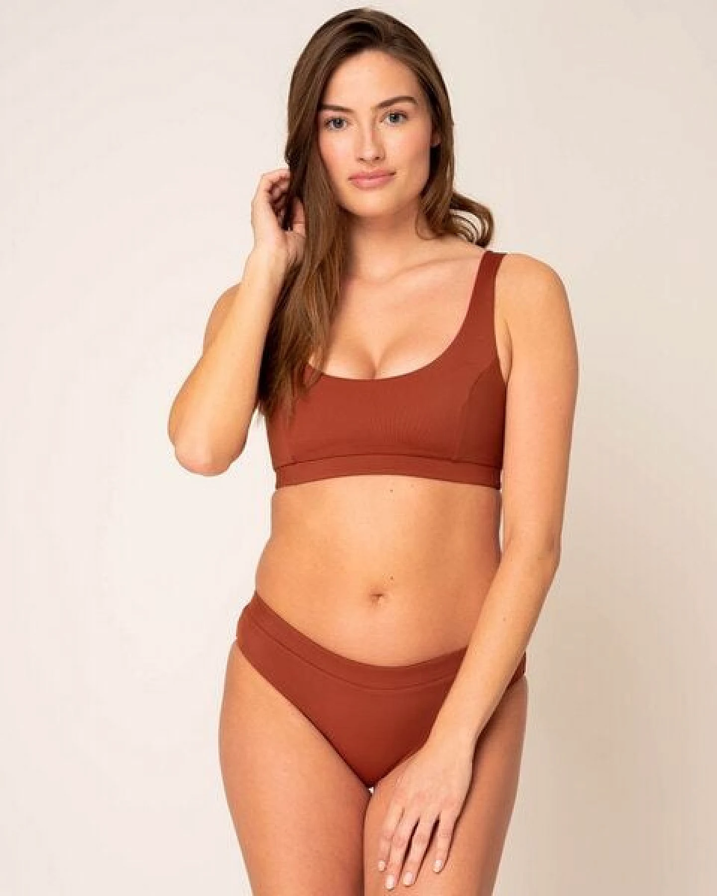 Woodlike Ocean Anais Top - wendbar uni – Ansicht 2