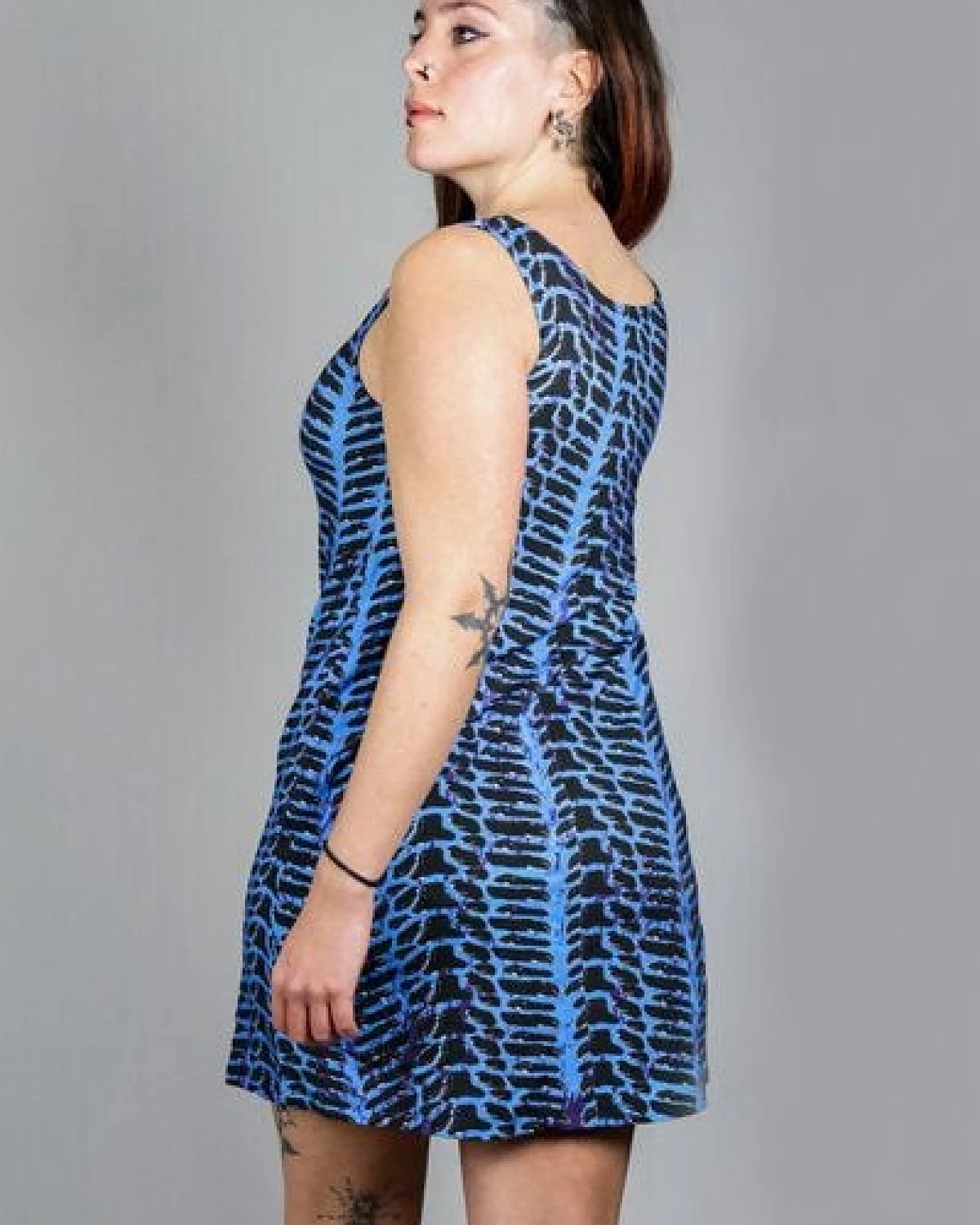 provocans EST Bambus Kleid Blue Lagoon – Ansicht 2