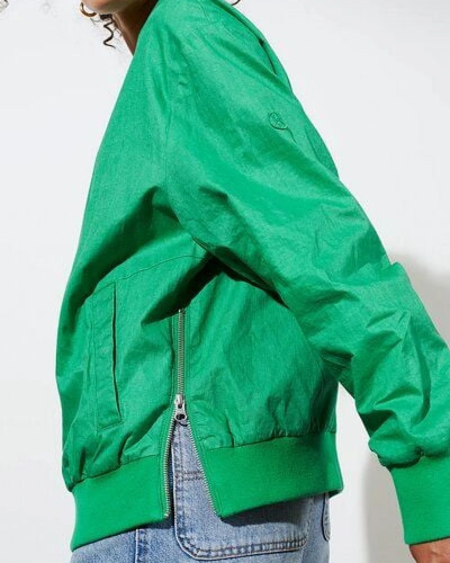 LangerChen Jacket Winton - Boyfriend Bomberjacke aus Leinen – Ansicht 4