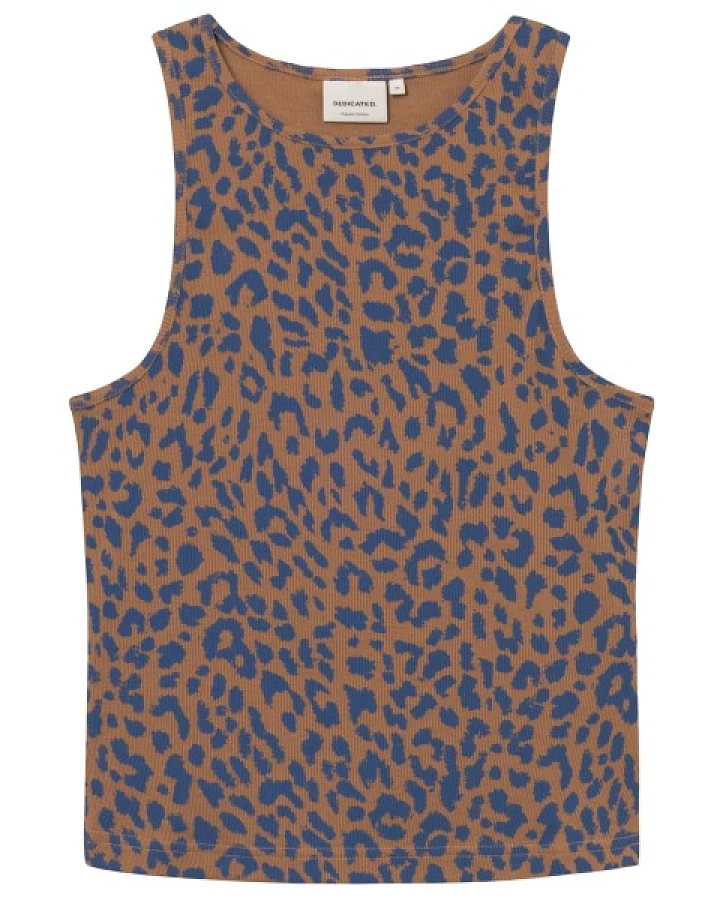 DEDICATED - Women's Rib Top Valdermarsvik - Top Gr XS braun