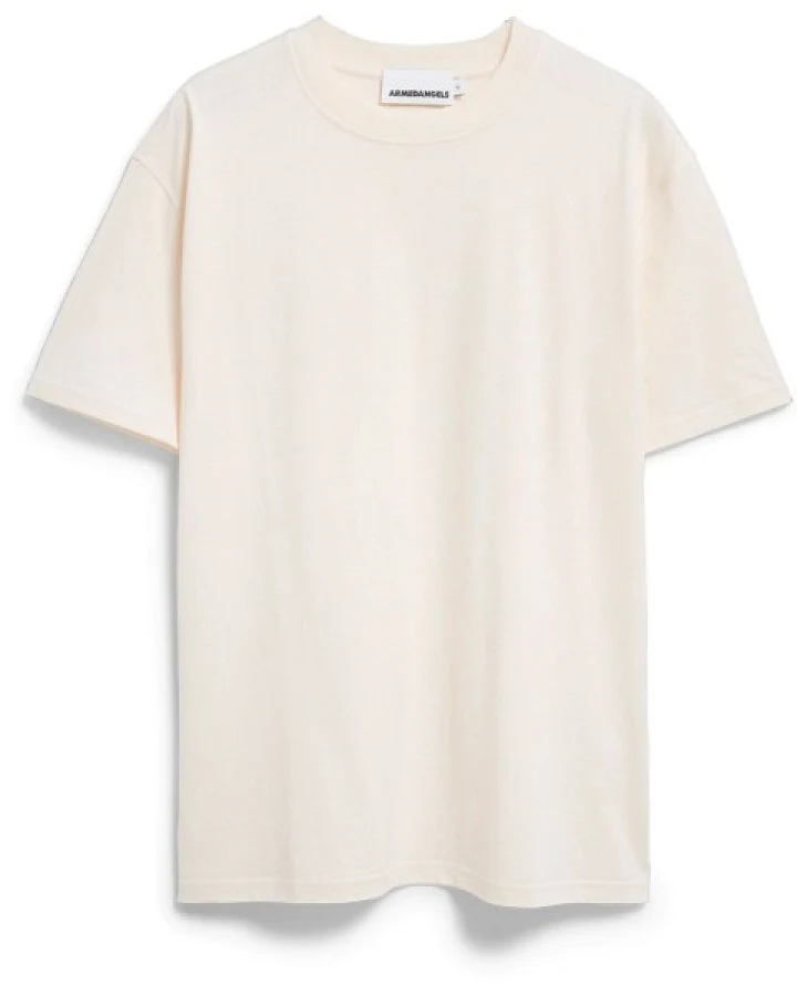 ARMEDANGELS - Maarkos Mid Weight - T-Shirt Gr S weiß