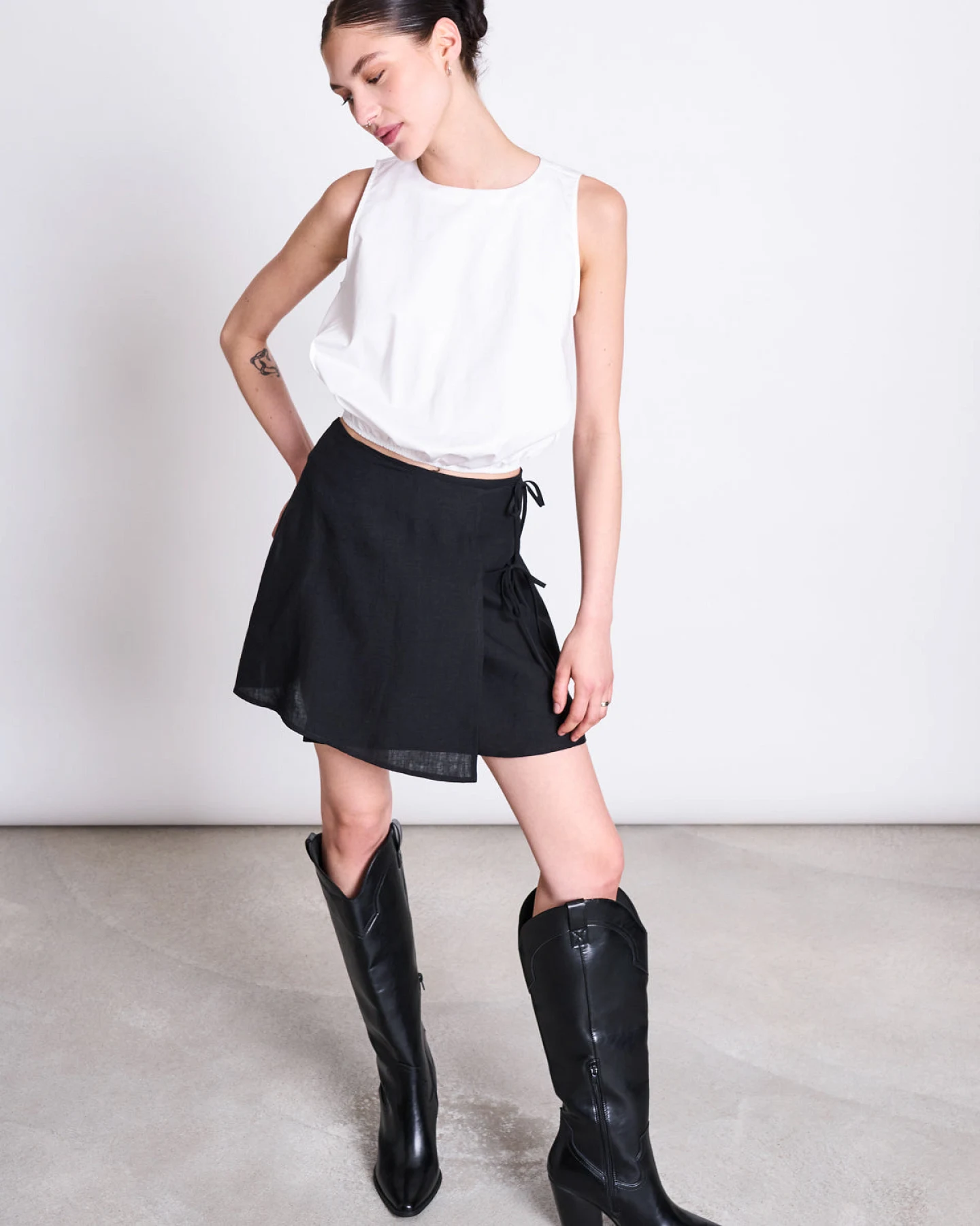 JAN 'N JUNE Damen vegan Rock Kys Schwarz – Ansicht 2