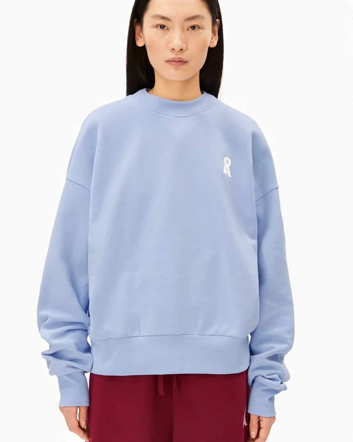 ARMEDANGELS Damen vegan Sweatshirt Iconic Von Alizaa In Blau