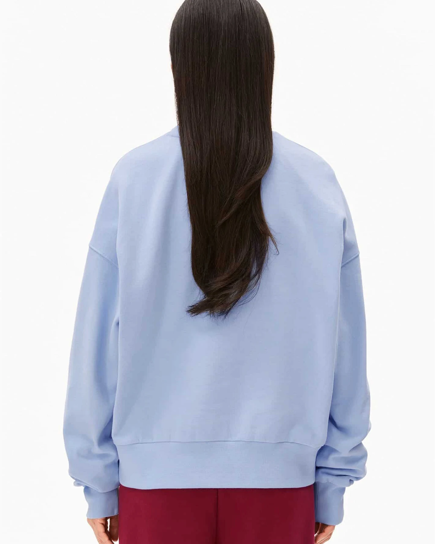 ARMEDANGELS Damen vegan Sweatshirt Iconic Von Alizaa In Blau – Ansicht 2