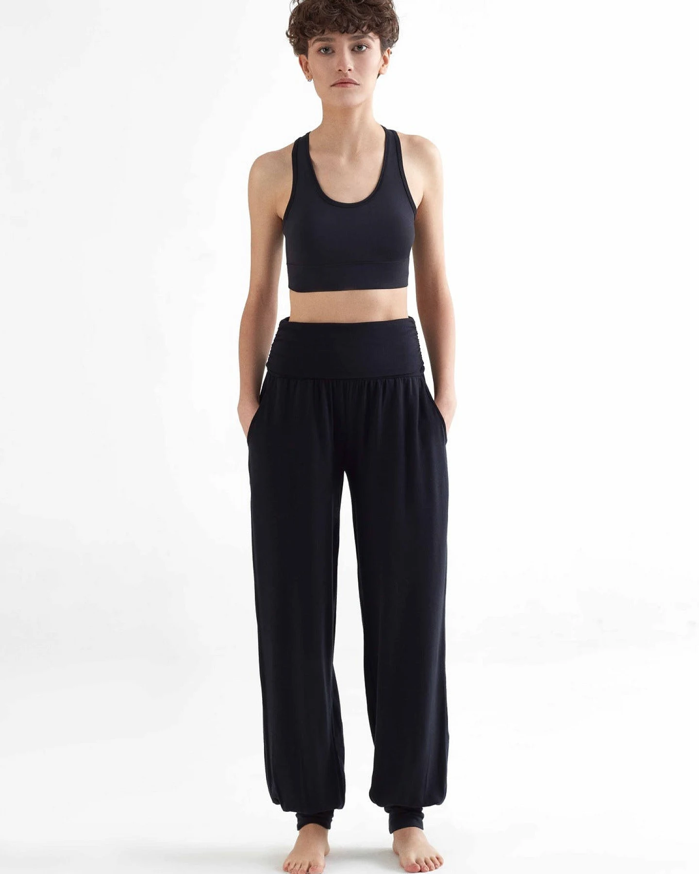 True North Damen vegan Yogahose Schwarz – Ansicht 2