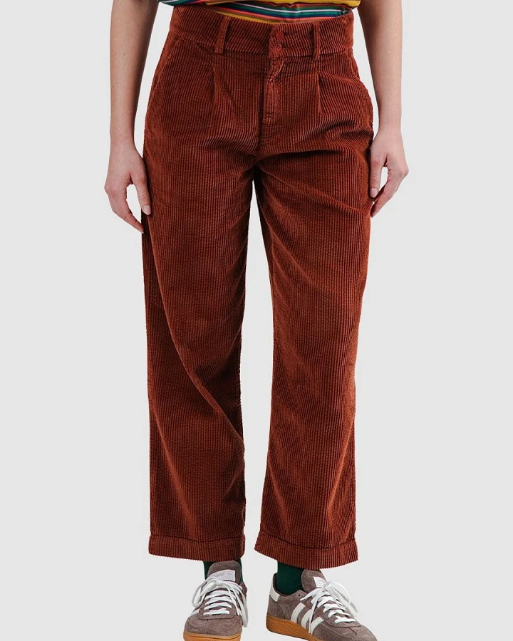 Corduroy Pleated Pants
