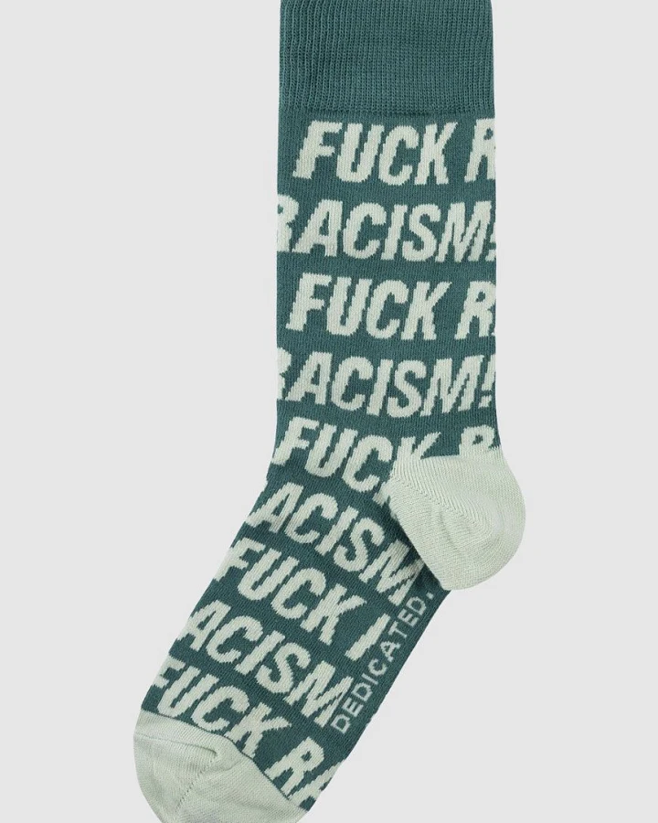 Socks Sigtuna Fuck Racism Pattern