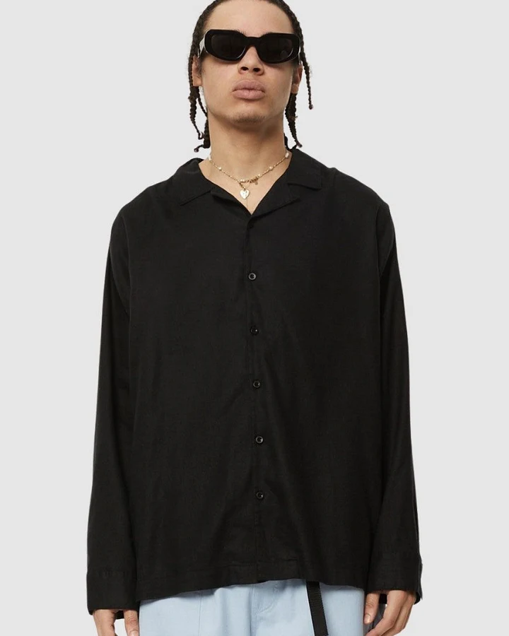 Critical Hemp Cuban Longsleeve Shirt
