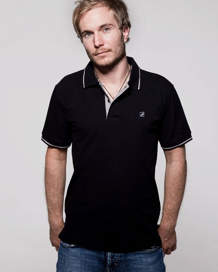Polo Shirt Schwarz/Grau