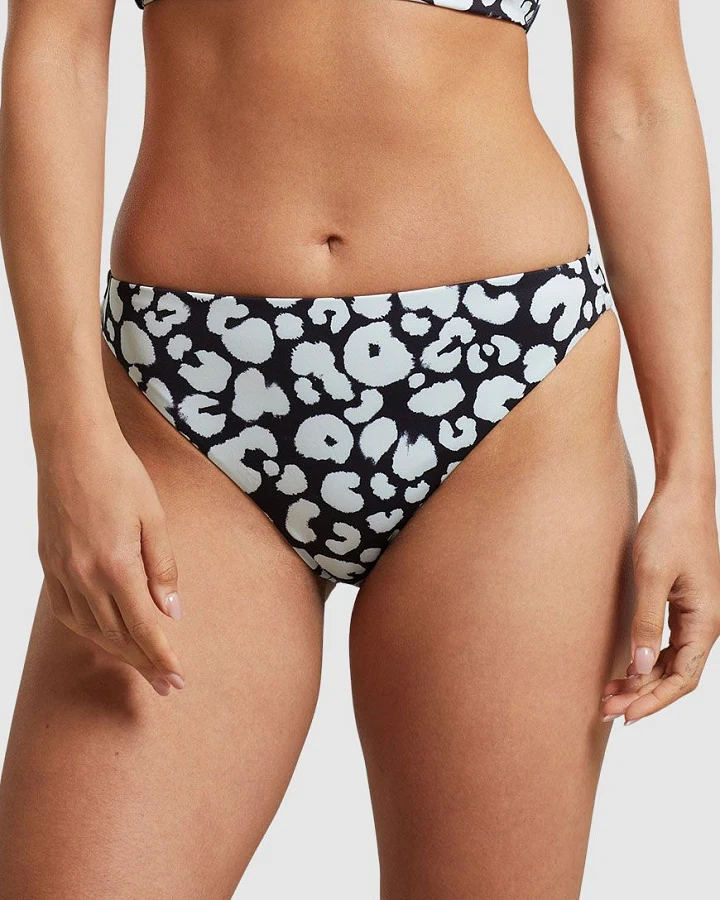 Bikini Bottoms Sanda Painted Leopard