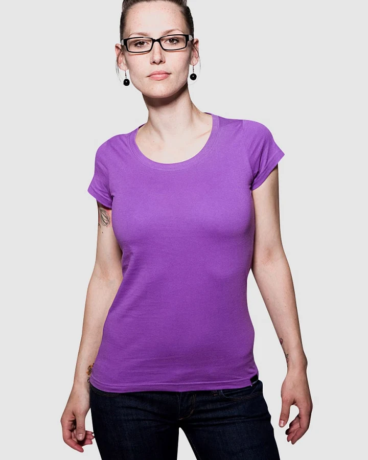 T-Shirt Rundausschnitt Lila