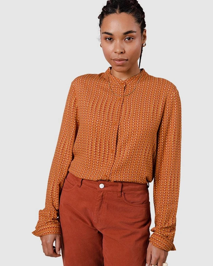 Eyes Mao Regular Blouse