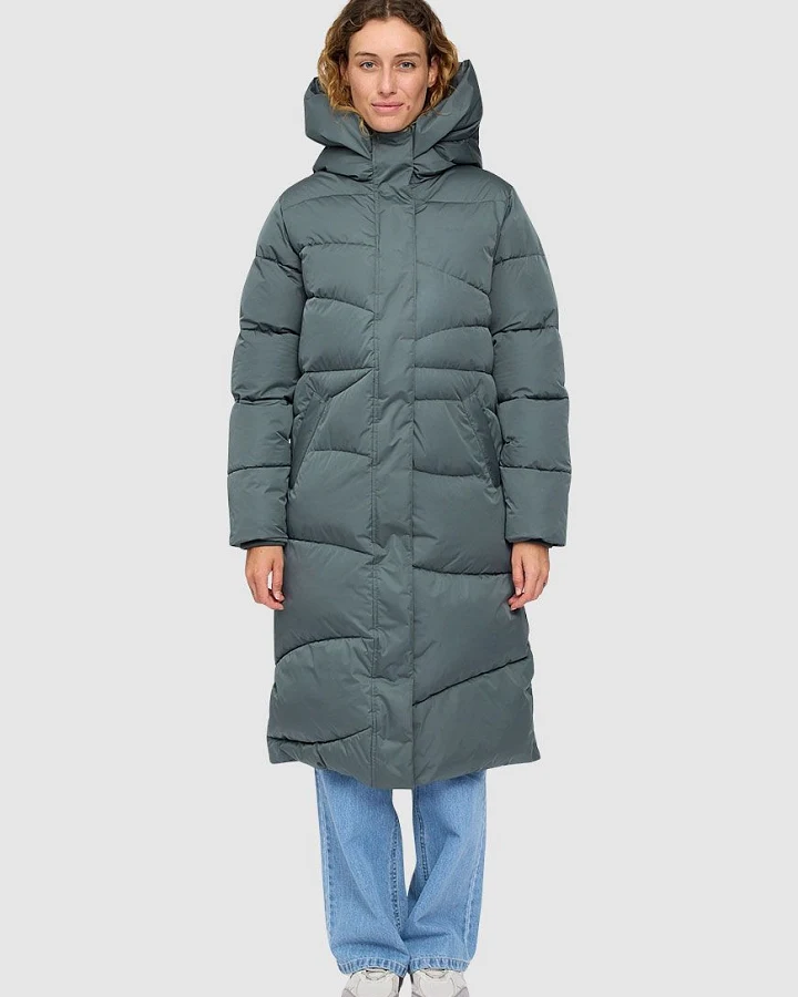 Waves Quilt Puffer Coat