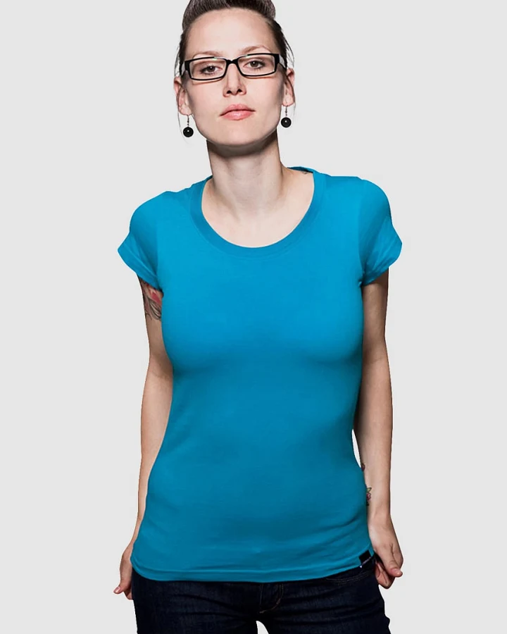 T-Shirt Rundausschnitt Petrol