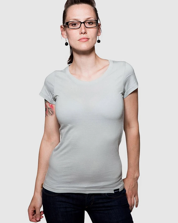 T-Shirt Rundausschnitt Grau