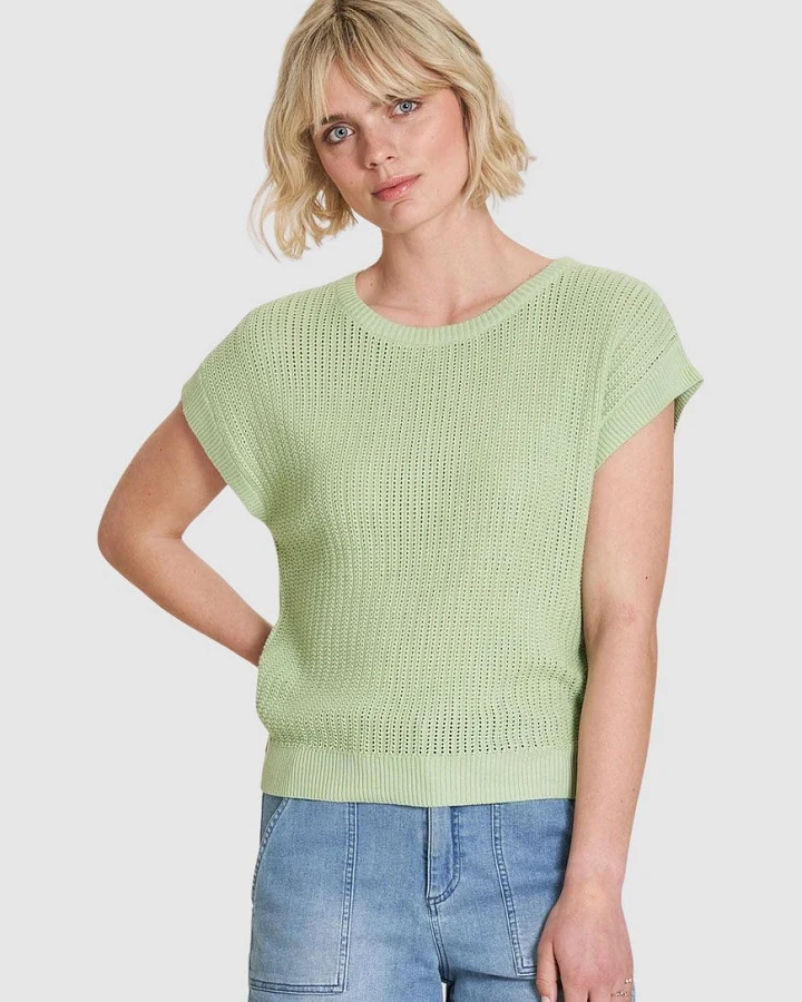 Lockeres Strick-Shirt