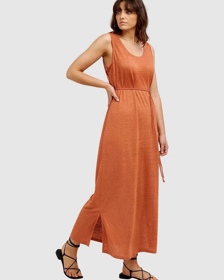 Arden Linen Sleeveless Dress