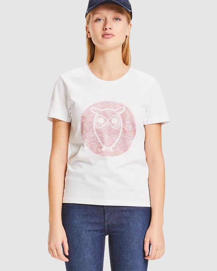 Rosa Owl Line Printed Tee