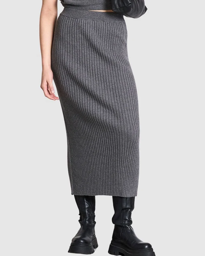Midi Knit Skirt Ebba