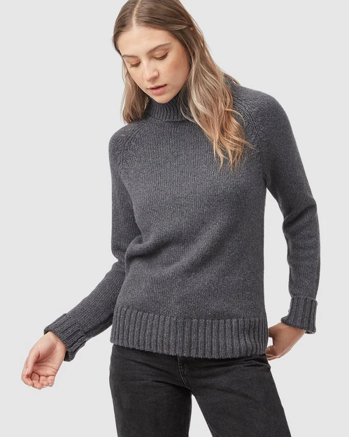 W Highline Wool Turtleneck Sweater