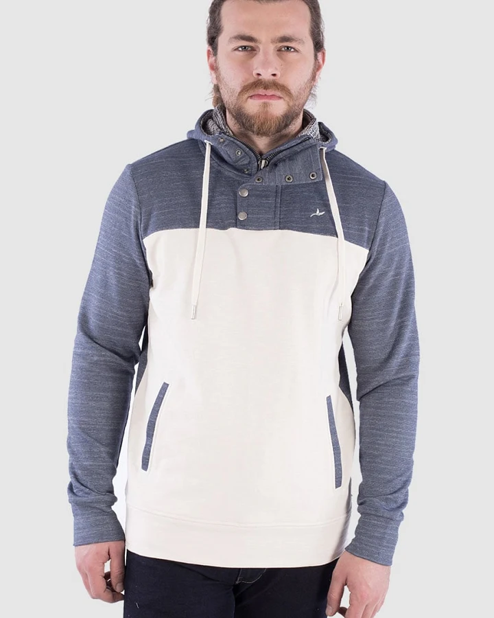 Men`s H. Zipped Hoodie White