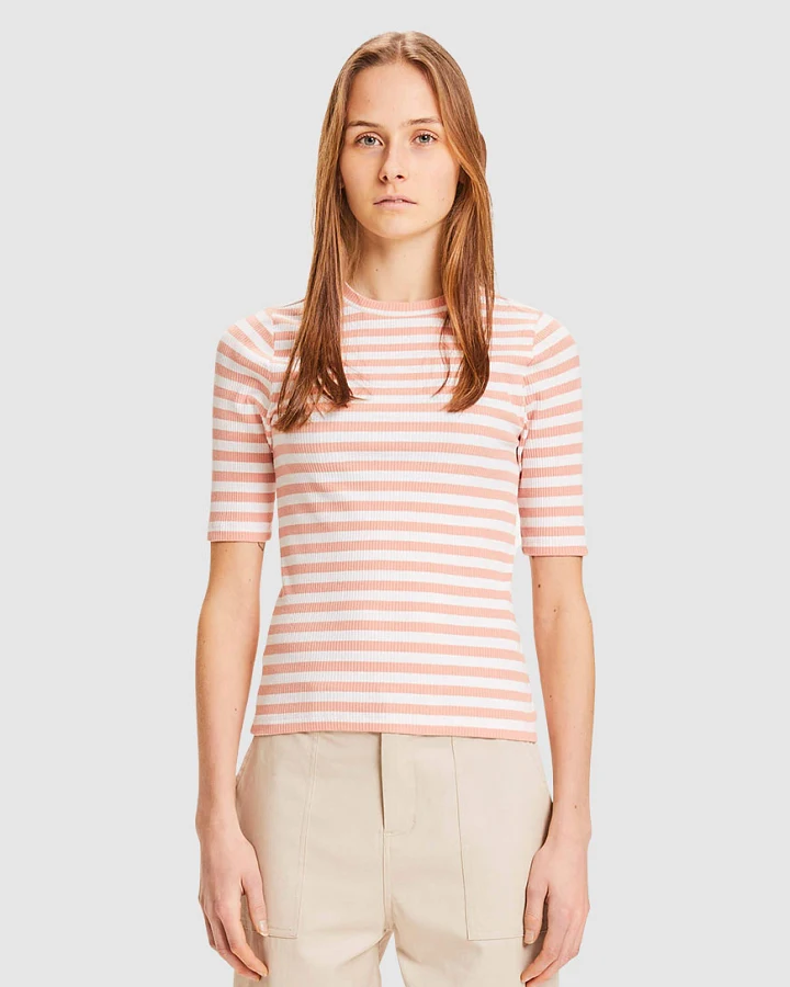 Canna Rib Tee Striped