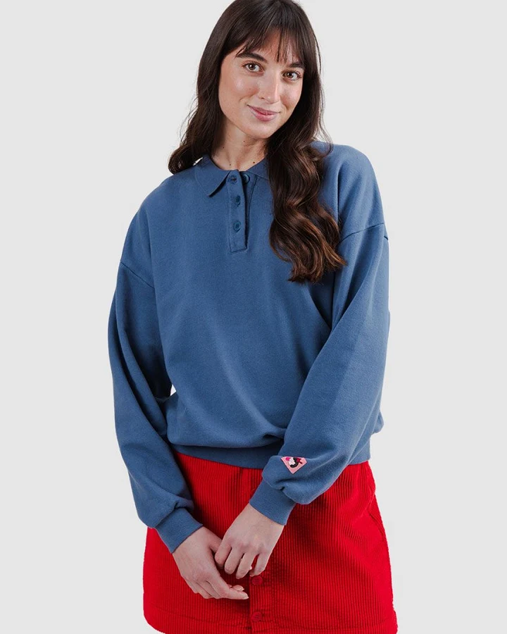 Brava Gum Polo Sweatshirt