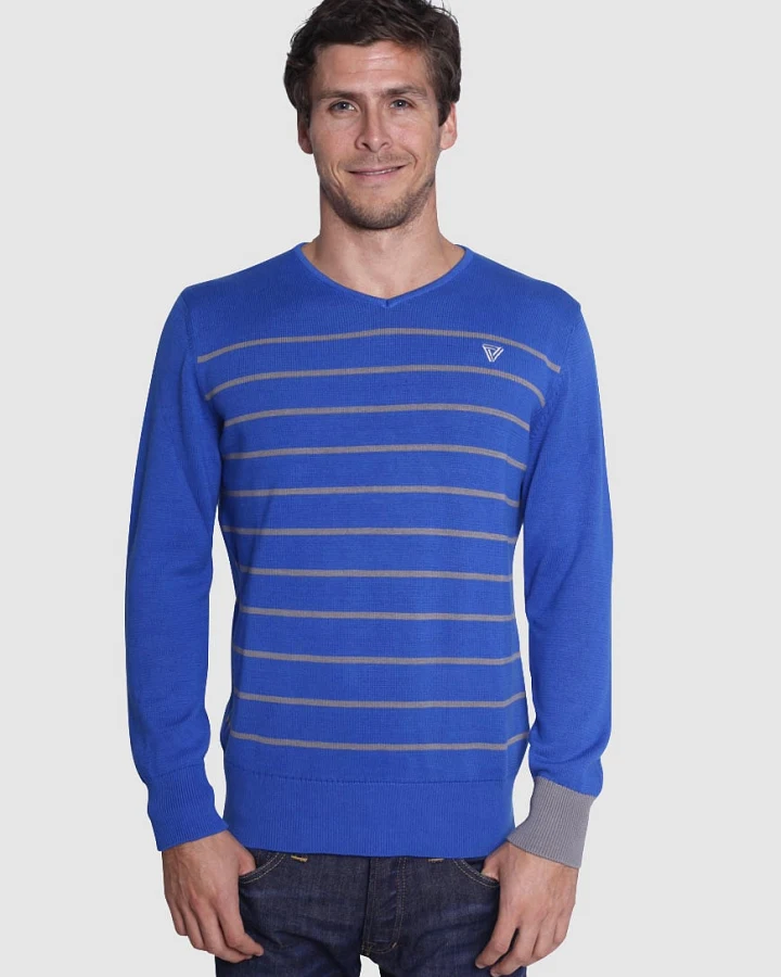 Streifensepp Blau