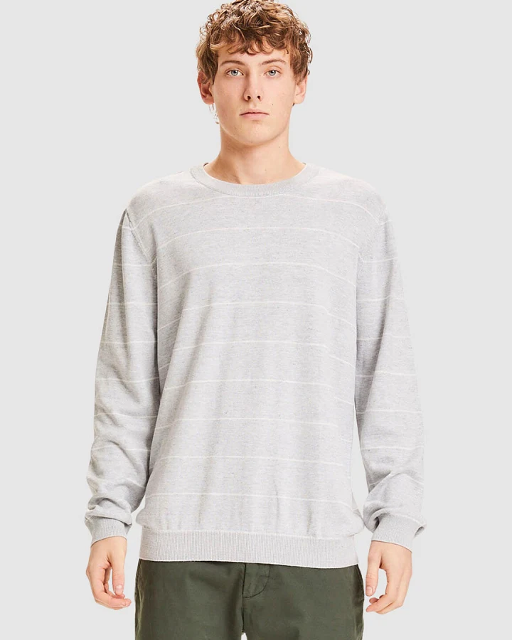 Forrest O-Neck Striped Knit