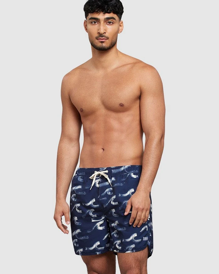 Swim Shorts Sandhamn Brushed Waves