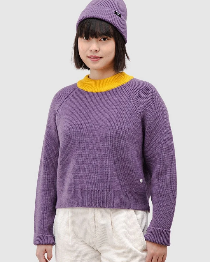 Waterfront Cropped Wool Sweater