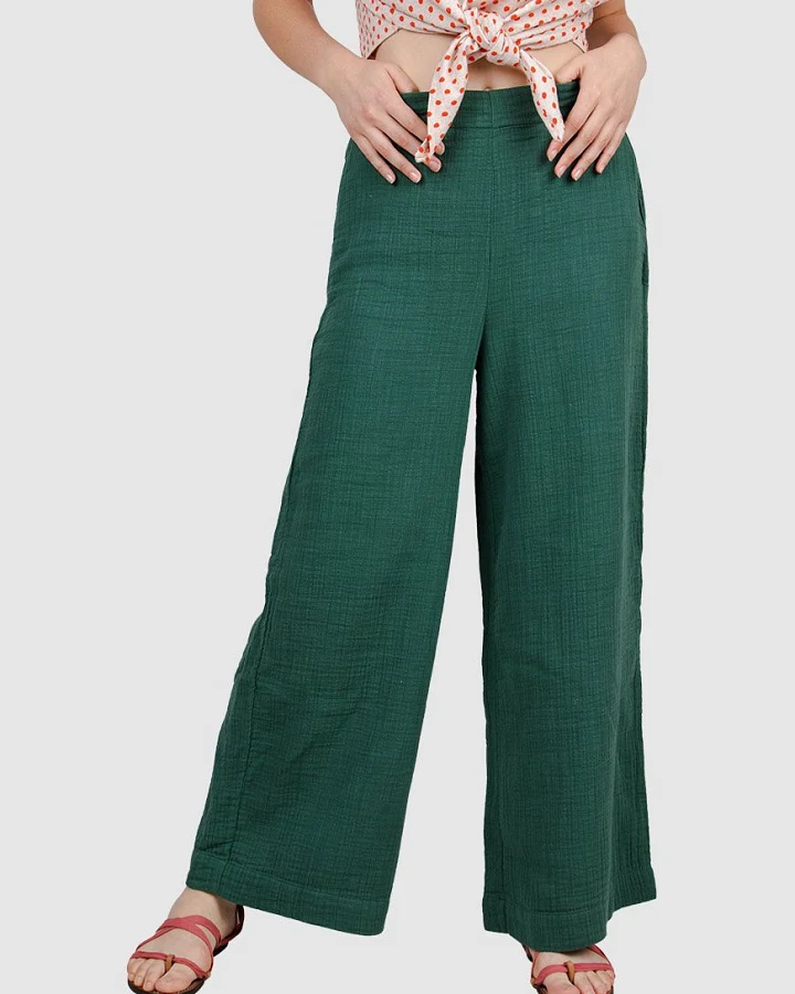 Bubble Wide Leg Pant