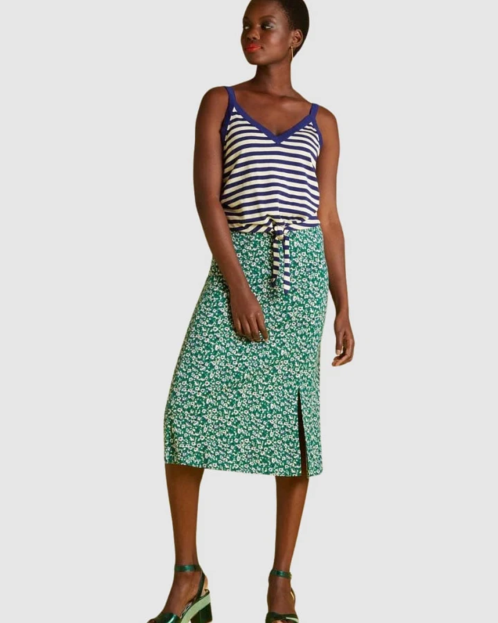 Isa Knot Camisole Classic Stripe