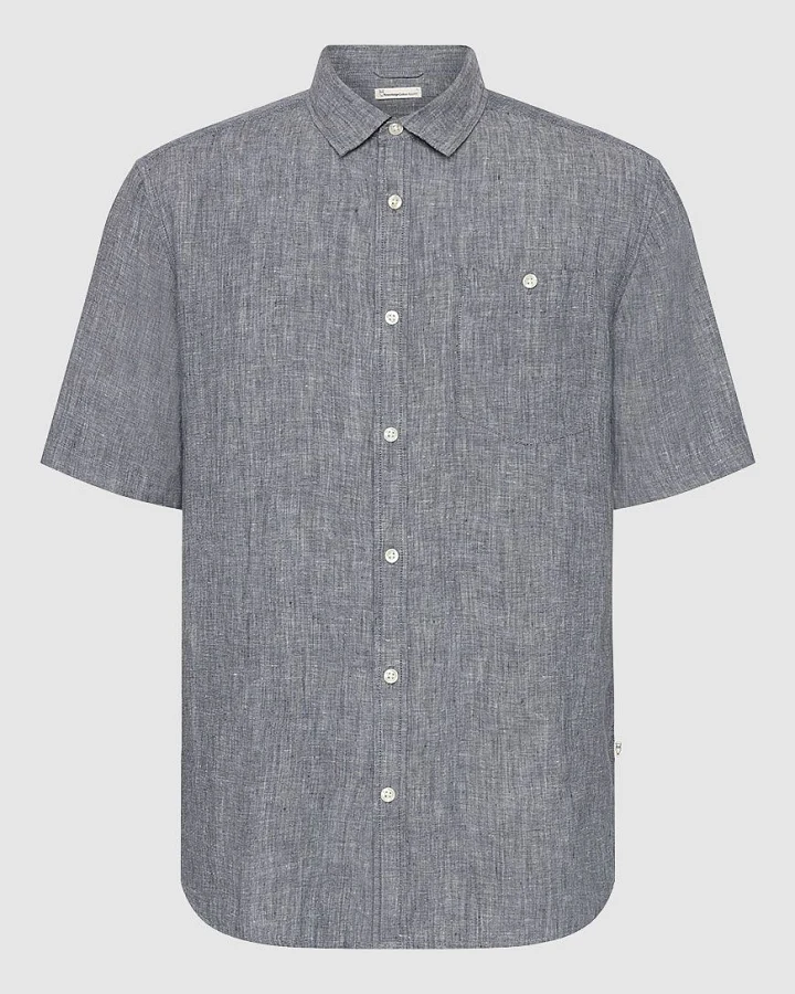 Regular Linen Short Sleeve Shirt