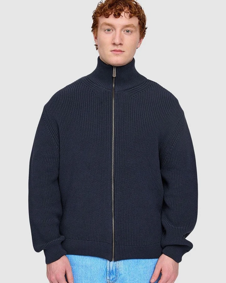 Knit Zip Cardigan