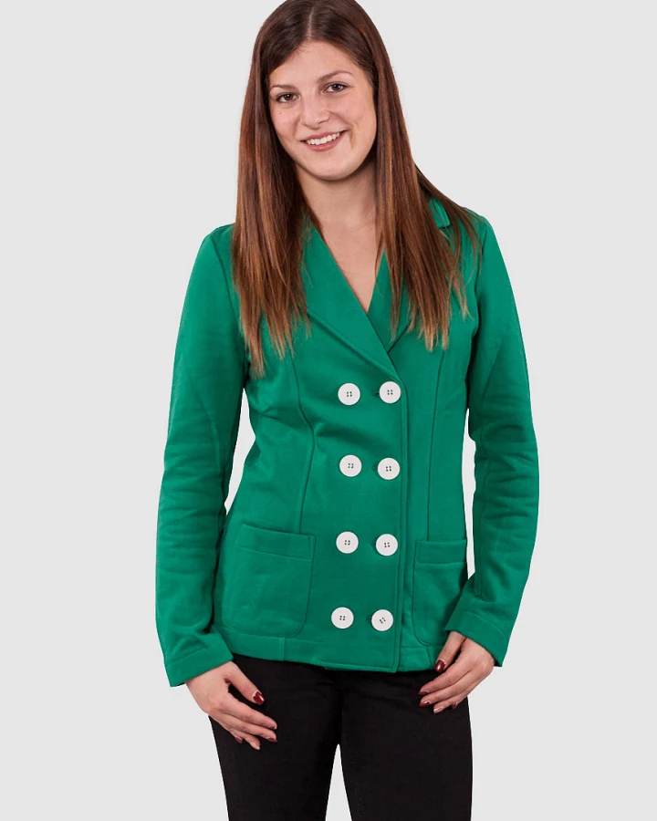 Button Berta Grün