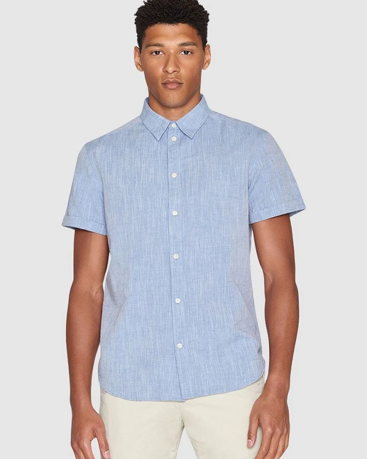 Regular Linen Short Sleeve Shirt
