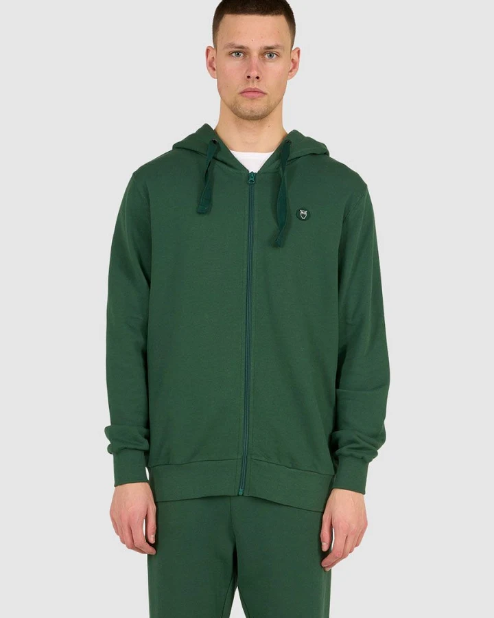 Zip Hood Basic Badge Sweat