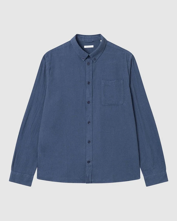 Regular Fit Melangé Flannel Shirt
