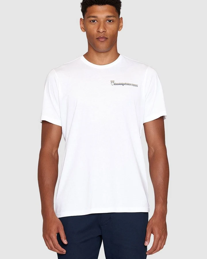 Regular Fit Single Jersey Small Chest Print T-Shirt