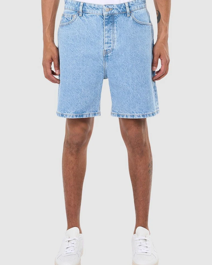 Reborn 5-Pocket Bleached Short