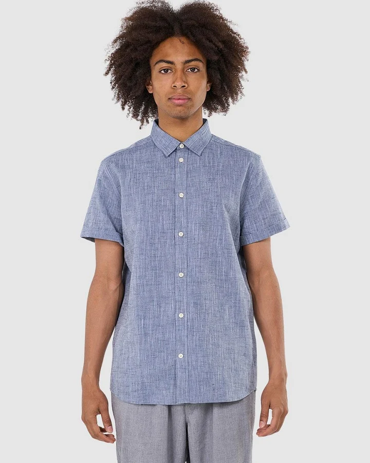 Custom Fit Linen Short Sleeve Shirt