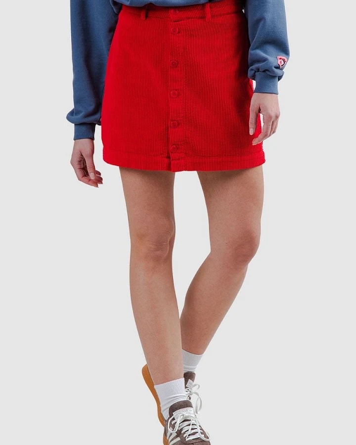 Corduroy Mini Skirt