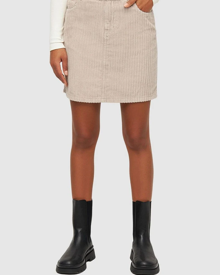 Irregular Corduroy Skirt