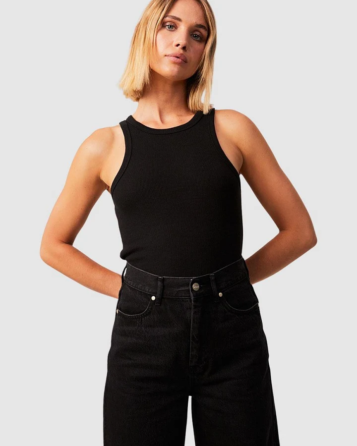 Lydia Hemp Rib Singlet