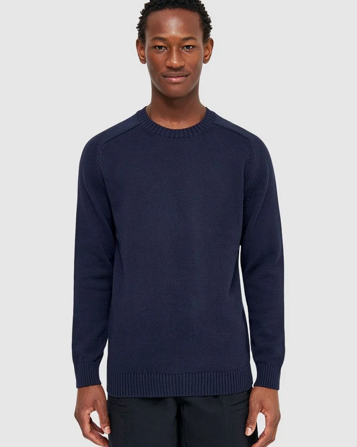 Plain Knitted Crew Neck